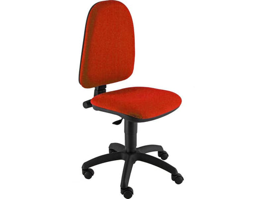 Sedia operativa girevole Unisit Jupiter JUSB/SB Eco smart - rivestimento Eco rosso - JUSB/SB/ER