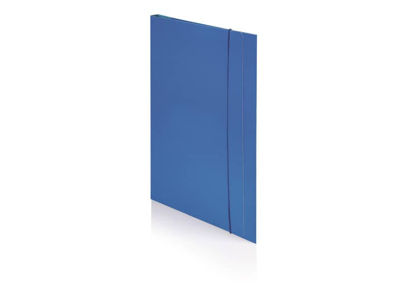 Cartella plastificata a 3 lembi con elastico tondo BREFIOCART in presspan 25x35 cm rosso - 0208805.RO