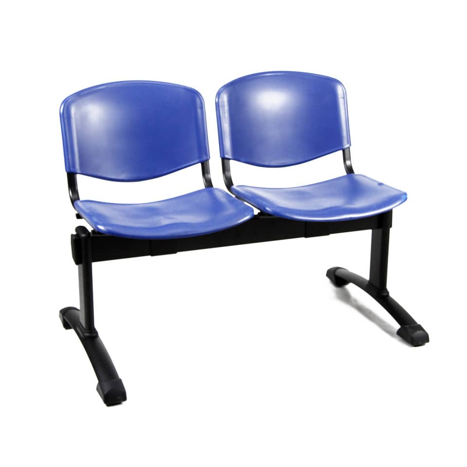 Panca 2 posti attesa Unisit Dado D5P2P - PPL blu D5P2P/BL