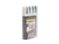 Pennarelli a gesso liquido Securit® a punta media 2-6 mm bianco set da 4 pennarelli - SMA510-V4-WT