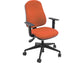 Sedia operativa girevole Unisit Simple SISY Eco Smart - rivestimento Eco rosso con braccioli - SISY/BR/ER