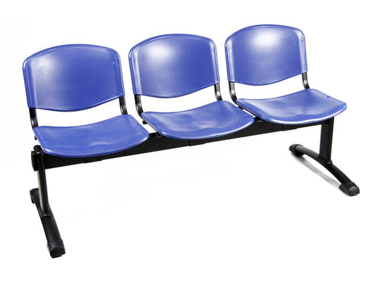 Panca 3 posti attesa Unisit Dado D5P3P - PPL blu D5P3P/BL