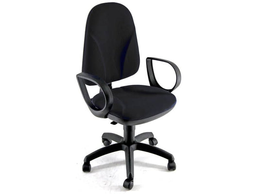 Sedia operativa girevole Unisit Team TMTMI Eco smart - schiuma sagomata - rivestimento Eco nero - TMTMI/EN