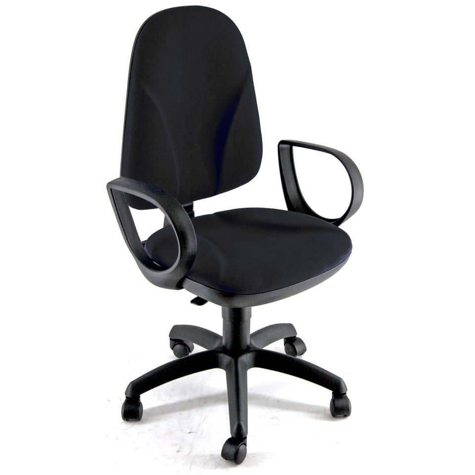 Sedia operativa girevole Unisit Team TMTMI Eco smart - schiuma sagomata - rivestimento Eco nero - TMTMI/EN