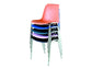 Sedia visitatore Unisit Esse ESC 4 gambe acciaio cromato - schienale fisso blu Conf. 5 pezzi - ESC/5/BL