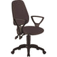 Sedia operativa girevole Unisit Leda LDAY Eco smart - schienale alto rivest. Eco nero - con braccioli - LDAY/BR/EN