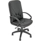 Poltrona direzionale girevole Unisit Dante DNP Eco Smart - rivestimento similpelle nero - DNP/KN