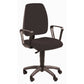 Sedia operativa girevole Unisit Jupiter JUBR Eco smart - rivestimento Eco nero - con braccioli - JUBR/EN
