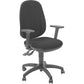 Sedia operativa girevole Unisit Giano GIGI Eco Smart rivestimento PPL nero - braccioli opzionali - GIGI/EN