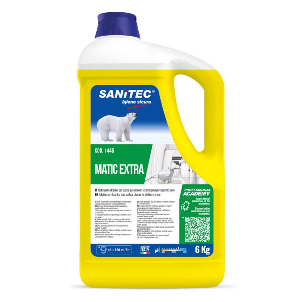 Sgrassatore concentrato per pavimenti SANITEC Matic Extra 6 Kg 1445