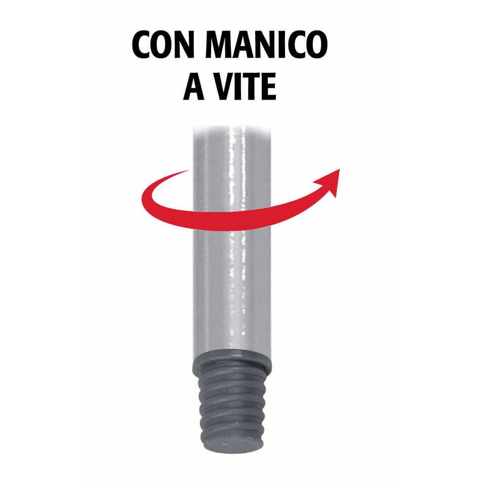 Alzaimmondizia Perfetto factory Robusto con manico grigio 0483F