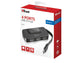 Hub 4 porte USB 2.0 tipo A TRUST Oila nero 21320