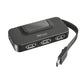 Hub 4 porte USB 2.0 tipo A TRUST Oila nero 21320