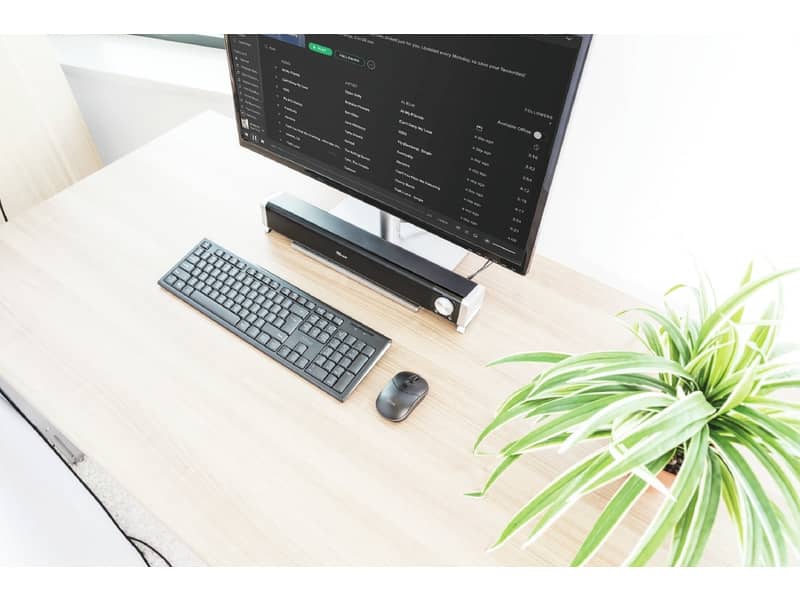 Set tastiera e mouse wireless TRUST Nola nero 18772