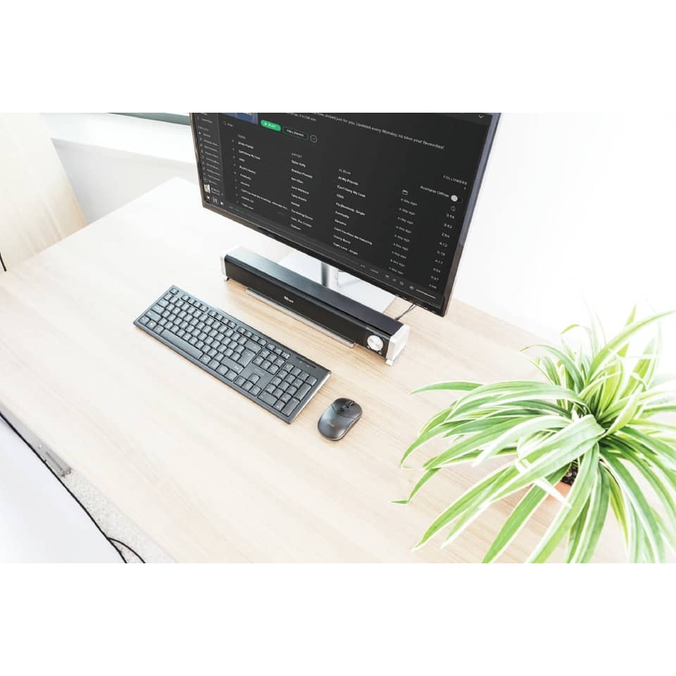 Set tastiera e mouse wireless TRUST Nola nero 18772