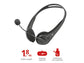 Cuffie stereo con microfono per PC TRUST inSonic nero 21664