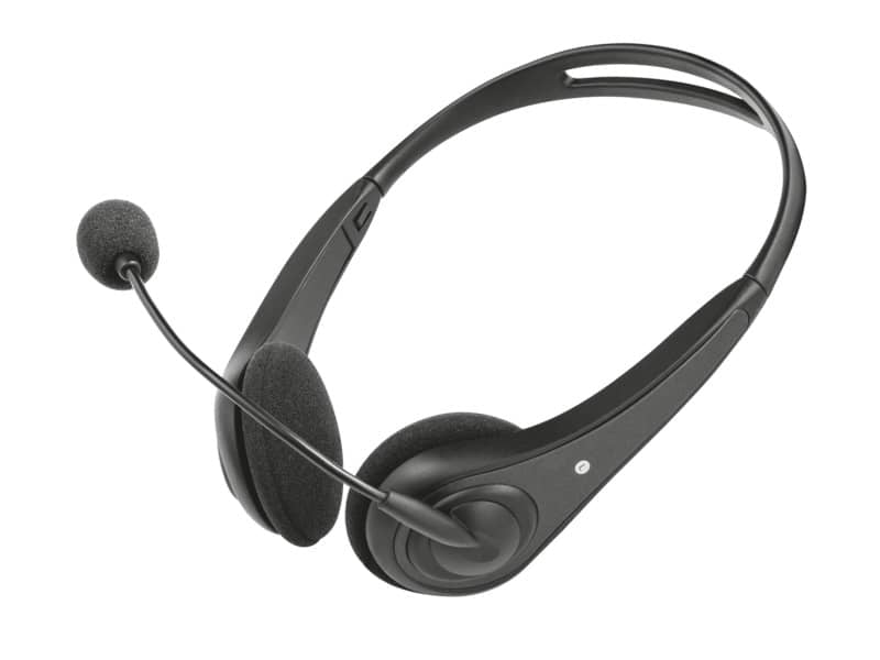 Cuffie stereo con microfono per PC TRUST inSonic nero 21664