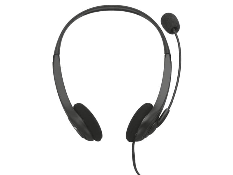 Cuffie stereo con microfono per PC TRUST inSonic nero 21664