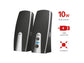 Set altoparlanti stereo USB TRUST MiLa 2.0 nero 16697