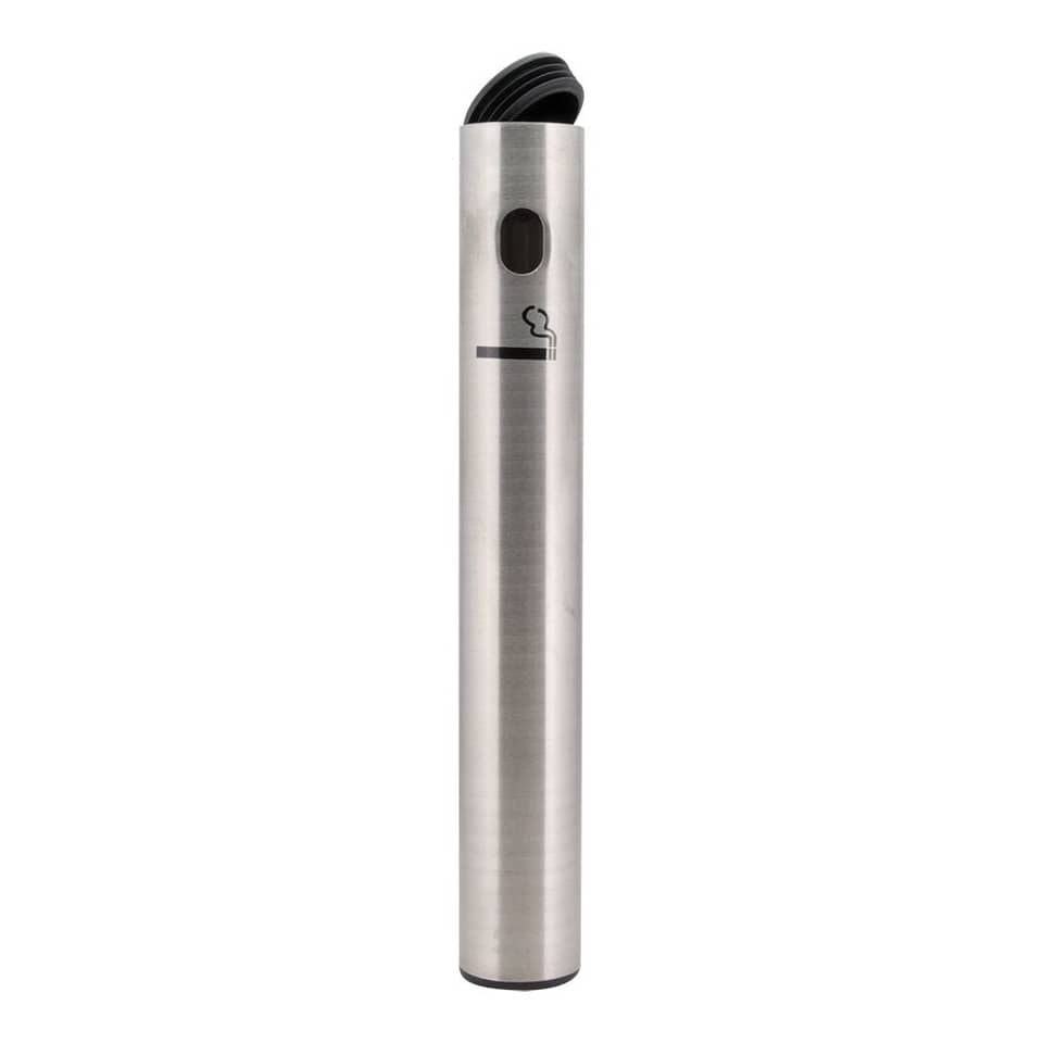 Posacenere da parete Securit® in acciaio inox - 46,5×9,8×6,5 cm SP-SS-WM2