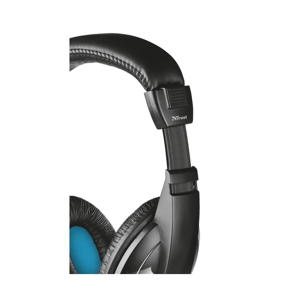 Cuffie con microfono e cavo da 1,8 m TRUST Quasar nero 21661