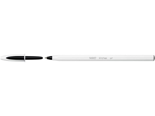 Penna a sfera con cappuccio BIC Cristal UP M 1,2 mm nero 949880