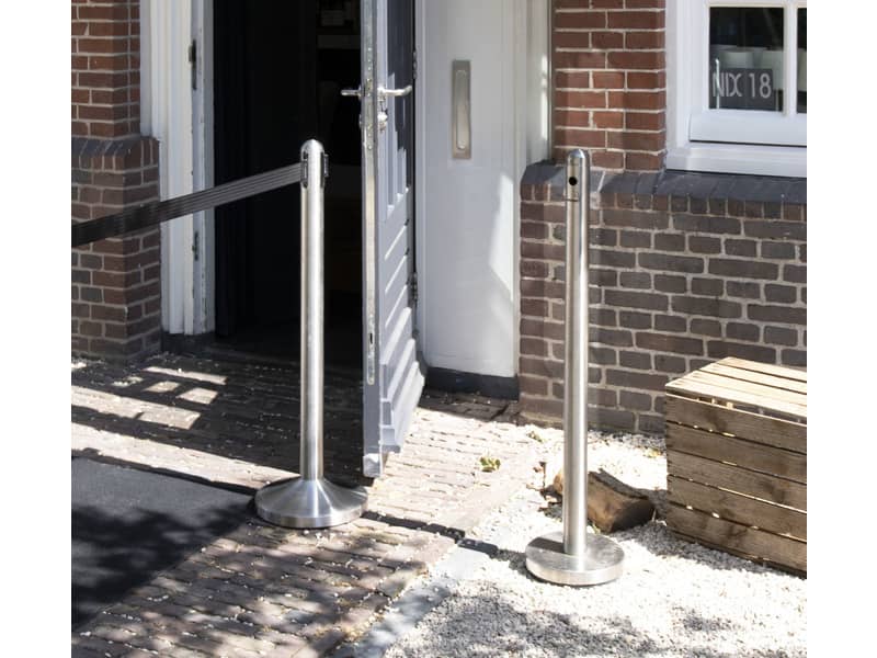 Asse per posacenere Securit® in acciaio inox acciaio h 100,5 cm - diametro 6,8 cm SP-SS-SM-F2