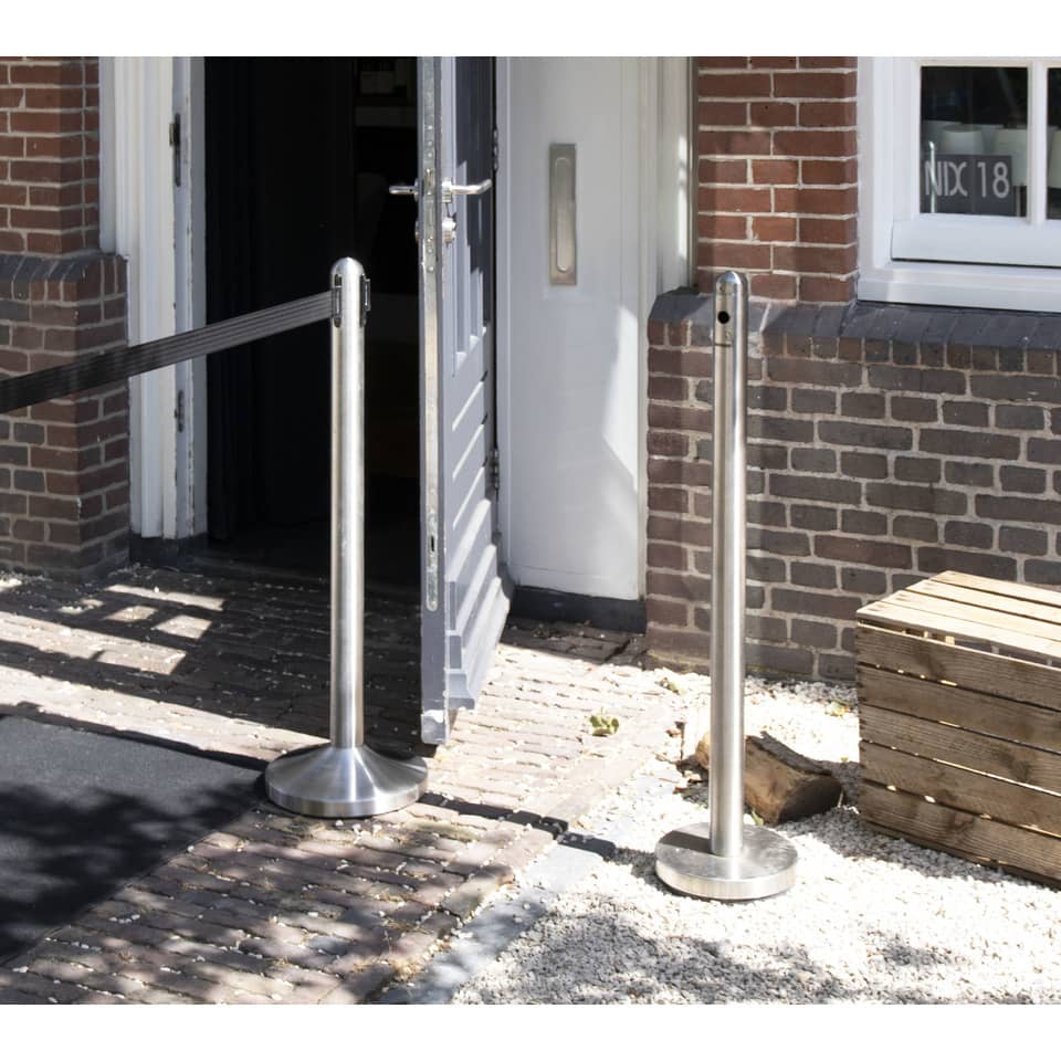 Asse per posacenere Securit® in acciaio inox acciaio h 100,5 cm - diametro 6,8 cm SP-SS-SM-F2