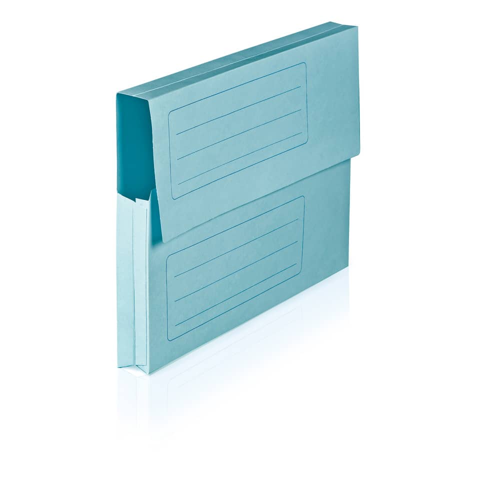 Cartella a soffietto BREFIOCART Canguro in cellulosa 25x32 cm giallo conf. da 50 pezzi - 0205507.GI