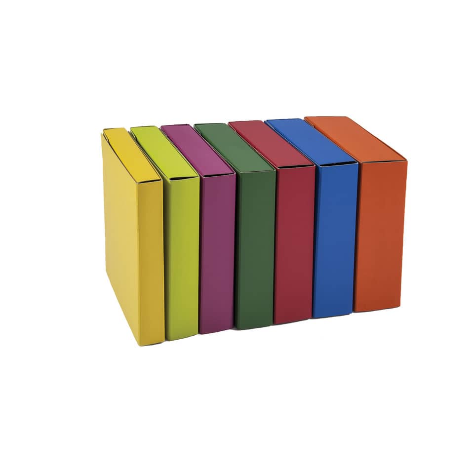 Cartella portaprogetti con bottoni BREFIOCART in presspan 25x35 cm dorso 2 cm blu - 020E7611.BL