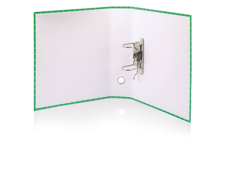 Registratore protocollo con custodia BREFIOCART New Color 35x28,5 cm dorso 8 cm verde scuro - 0201180.VE
