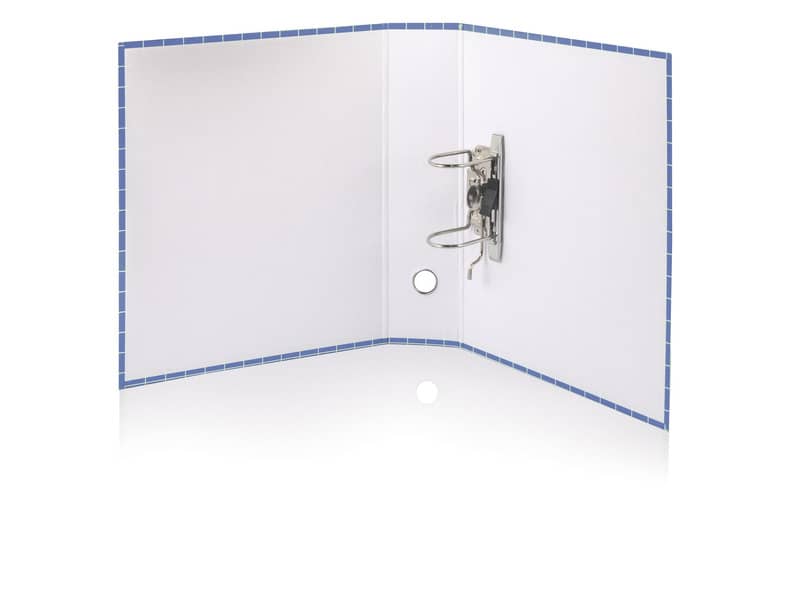 Registratore protocollo BREFIOCART New Color Mignon 35x28,5 cm dorso 5 cm con custodia blu - 0201183.BL