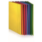 Cartella plastificata a 3 lembi con elastico tondo BREFIOCART in presspan 25x35 cm giallo - 0208805.GI