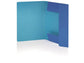 Cartella plastificata a 3 lembi con elastico tondo BREFIOCART in presspan 25x35 cm giallo - 0208805.GI