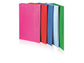 Cartella plastificata a 3 lembi con elastico tondo BREFIOCART in presspan 25x35 cm arancio - 0208805.AR