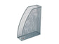 Portariviste ALBA Mesh 26x9x33,5 cm metallo traforato grigio argento MESHMAG M