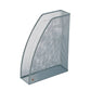 Portariviste ALBA Mesh 26x9x33,5 cm metallo traforato grigio argento MESHMAG M