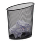 Cestino gettacarte ALBA Mesh con forma ellittica 36x24x39,5 cm metallo traforato 18 l Nero - MESHCORB N