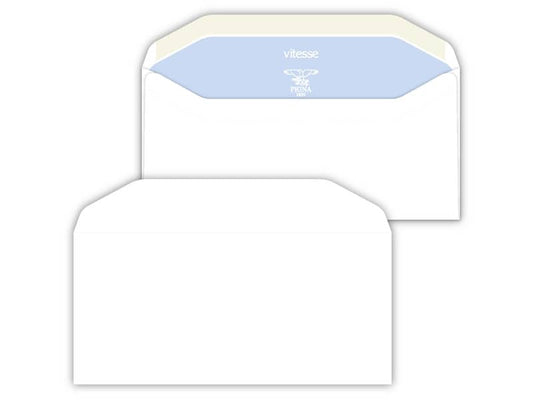 Buste senza finestra Pigna Envelopes Silvermatic 80 g/m² 110x230 mm bianco conf. 500 - 0388763