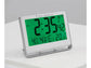 Orologio digitale da tavolo ALBA radiocontrollato LCD 20x3x15 cm Bianco HORLCDNEO