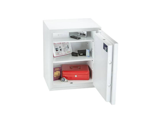 Cassaforte Phoenix bianco - Ral 9003 con serratura elettronica. 42 lt. SS1183 E