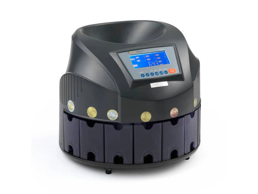 Conta dividi monete Holenburg CM 20 LCD nero 8 cassetti 3365