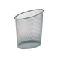 Cestino gettacarte ALBA Mesh forma ellittica metallo traforato 18 l Grigio Argento - MESHCORB M