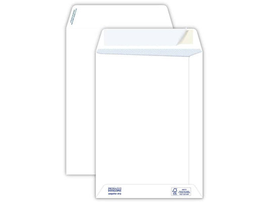 Buste a sacco bianche autoad. removibili Pigna Envelopes Competitor strip 80 g/m² 190x260 mm conf. 500 - 0029472