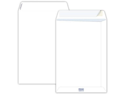 Buste a sacco Pigna Envelopes Competitor Strip 80 g/m² 230x330 mm bianco Conf. da 20 buste - 0654573