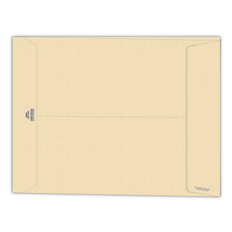 Buste a sacco con soffietto Pigna Envelopes Multi Strip Large 30+4 x 40 cm avana Conf. 250 pezzi - 0655269