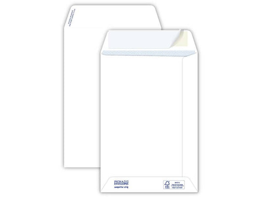 Buste a sacco bianche autoad. removibili Pigna Envelopes Competitor strip 80 g/m² 160x230 mm  conf. 500 - 0029463