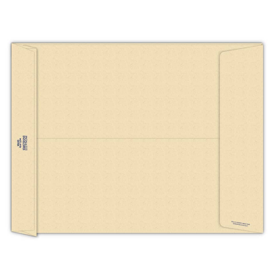 Buste a sacco con soffietto Pigna Envelopes Multi Strip Extra 30+4 x 40 cm avana Conf. 250 pezzi - 0208888