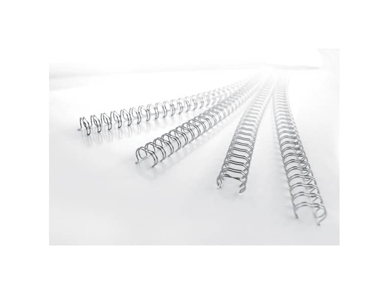 Spirali metalliche a 34 anelli GBC WireBind 14 mm a4 nero conf da 100 spirali - RG810910