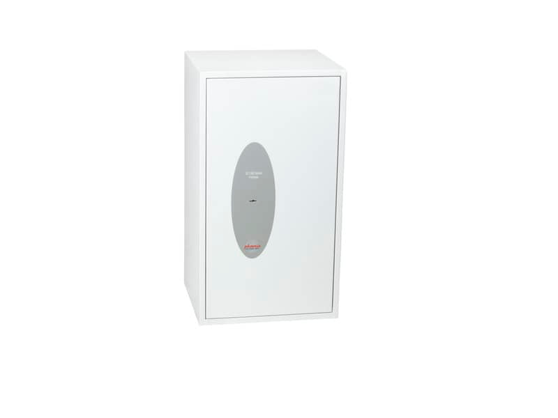 Cassaforte Phoenix bianco - Ral 9003 con serratura a chiave doppia mappa. 74 lt. SS1184 K